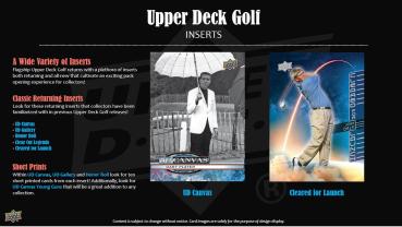 2026 Upper Deck Golf (Tin)